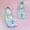 F-237Blue, variant on ZHOGXU Children Kids Girls Dance Shoes Non Slip Soft Sole Lace Bow Design Comfortable Ballet Yoga Shoes For Performance Indoor Wear,Blue,2-2.5 Years