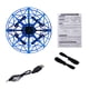 thumbnail image 3 of Cuadricóptero De Aviones Sensor infrarrojo Quadcopter Evitación de obstáculos Luces LED Mini UFO Drone (Azul), 3 of 8