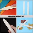 thumbnail image 5 of 5pcs Bone Folder Tool Plastic Bone Folder Paper Creaser for Paper Crafts Bookbinding, 5 of 6