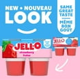 thumbnail image 2 of Jell-O Collations de Gélatine Réfrigérées, Fraise, Coupelle, Sans Caséine, 4x89g, 2 of 15