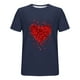 thumbnail image 4 of Camisetas de Manga Larga para Hombres, Camiseta de Manga Corta de Fitness de Impresión Del Día de San Valentín, Mezcla de Algodón Casual, 4 of 8