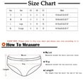 thumbnail image 2 of Ashirexll Seamless Underwear for Women, Solid Color Patchwork Briefs Panties Underwear Knickers Bikini Underpants White B S, 2 of 4