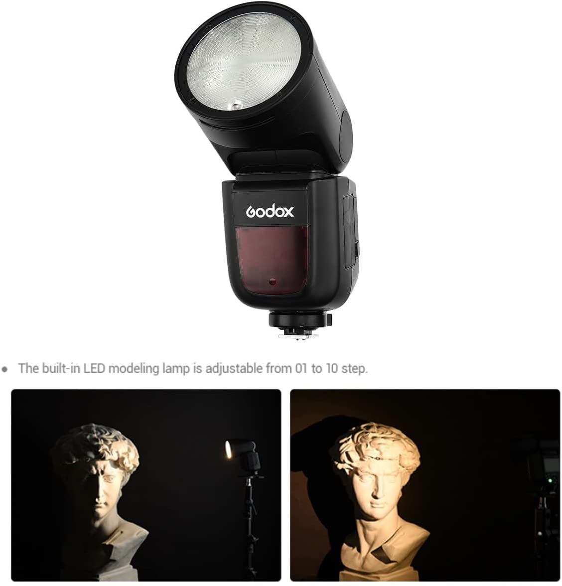 Buy Godox V1 V1F Flash for Fuji Fujifilm Camera TTL Flash Speedlite 1/8000 HSS, 480 Full Power