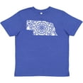 thumbnail image 3 of Inktastic Nebraska Silhouette Mandala Youth T-Shirt, 3 of 5