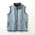 thumbnail image 2 of Toddler Boys Girls Fleece Vest Coat Warm Fall Winter Warm Thick Cotton Sleeveless Jacket Zipper Up Waistcoat, 2 of 7