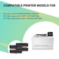 thumbnail image 3 of A Aztech 4-Pack with Chip Compatible Toner Cartridge for HP W2020A 414A 414X use with Color LaserJet Pro MFP M479dw M479fdn M454dw M454dn Printer (Black,Cyan,Magenta,Yellow), 3 of 10