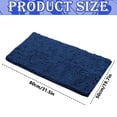 thumbnail image 2 of Soft Plush Shower Mat, 20X30 Inch Microfiber Bathroom Rug with 1-Inch Shag Pile, Absorbent And Quick-Drying, Non-Slip Backing, Machine Washable & Dryable for Home, 19.7" X 31.5", 2 of 2