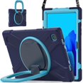 thumbnail image 1 of Funda colorida para Samsung Tab A7 de 10,4 pulgadas T500 con correa para el hombro, soporte de anillo ajustable grande y protección contra golpes., 1 of 5