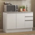 thumbnail image 2 of Mueble De Cocina 2 Puertas 3 Cajones 120cm Glamy Madesa - Blanco, 2 of 10