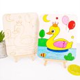 thumbnail image 4 of CAROOTU DIY Wooden Board Unfinished Coloring Toy for, 4 of 5