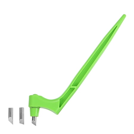 Uxcell Craft Cutting Tools, 360 Degree Rotating Cutter with 15 30 45 Degree Tip, Green