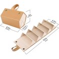 thumbnail image 4 of (Yellow)Glasses Case with Compartments, Carrying Case for Storing Sunglasses, Foldable Storage Case Portable Glasses Organizer for Men, Women, 4 of 4
