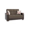thumbnail image 2 of Ottomanson Origins X Sleeper Loveseat, Brown Polyester, 2 of 15