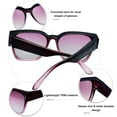 thumbnail image 4 of KANASTAL Large Fit over Glasses Sunglasses for Women Polarized Men UV Protection, Trendy Square Purple Fit over Sun Glasses for Driving Riding, 4 of 7