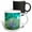 Multicolor, variant on 3drose, Marine Life, Sea Fan, Belize Barrier Reef, Belize - Sa02 Mwi0004 - Mark Williford, 11oz Two-tone Green Mug