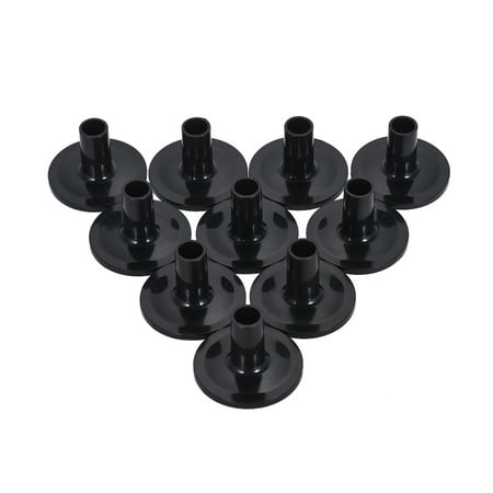Black Drum Cymbal Sleeves Drum Set Cymbal Stands Replacement with Flange Base 10 (Best Cymbal Pack For The Money)
