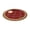 Deep Red, variant on Diceymbol Retro Geometric Round Floor Mat Non Slip Red Teal Grid Stripe Rug for Bathroom Entryway Patio Home Decor 16 Inch
