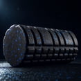 thumbnail image 6 of 12.99-Inch High-Density Textured EVA Foam Roller for Self-Massage, Stretching, Yoga, Pilates and Post-Workout Routines, Blue, 6 of 7