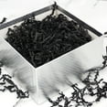 thumbnail image 6 of Hampton Distribution Black Crinkle Paper Filler, 4.5oz Shredded Paper For Gift Baskets, 6 of 6