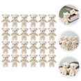 thumbnail image 4 of WORGEOUS 24 Uds pequeños osos de peluche Mini osos de peluche para llavero pequeños osos suaves colgante, 4 of 7