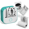 thumbnail image 1 of Mini impresora Memoqueen T02, máquina para crear pegatinas, impresora térmica de fotos de bolsillo para agendas, notas de estudio y planes de trabajo. Impresora inalámbrica de recibos compatible con i, 1 of 5