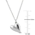 thumbnail image 3 of Miabella Collier Breloque Cœur en Argent Sterling, 3 of 5