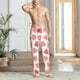 thumbnail image 2 of Fotbe Pink Hearts1 Pantalones de Pijama para Hombre, Pantalones de Dormir, Pantalones de Casa con Cintura Ajustable y Bolsillos-X-Large, 2 of 6
