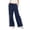 Blue, variant on Forever 21 Women’s Fleece Wide Leg Printed Pant with Bow Applique, XS-XL