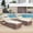 Beige, variant on Wiilayok Outdoor Chaise Lounge Set of 2,Rattan Wicker Chaise Lounge with Adjustable Backrest, Outdoor Reclining Chairs for Garden Pool Backyard Deck,White