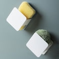 thumbnail image 4 of TIMIFIS Kitchen Wiper Sponge Rack Storage Rack Iron Sponge Drains Rackes Steel Soap Dishwashing Cloth Sink Kitchen Storage Kitchen Gadgets, 4 of 7