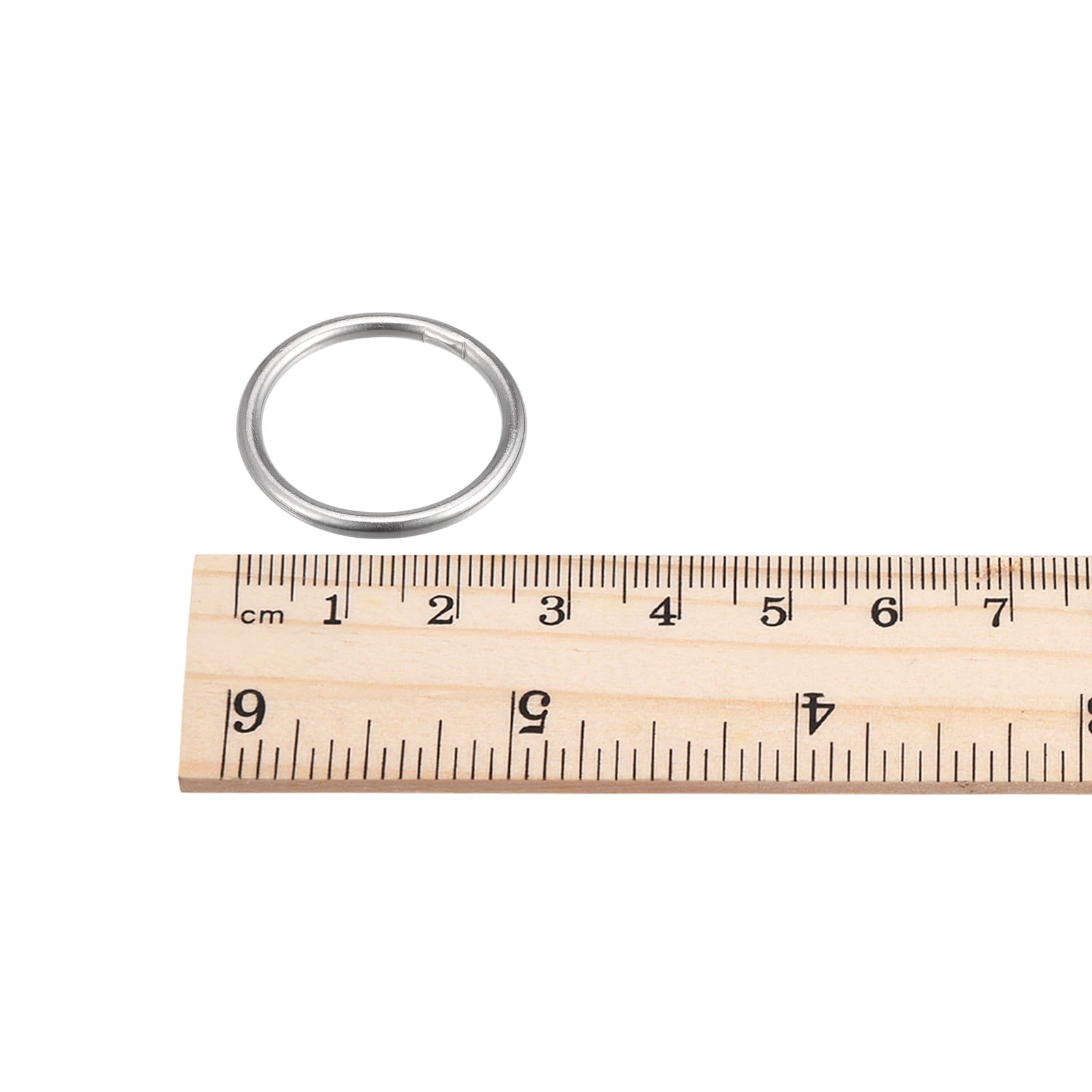 Anneaux Soudés Inox 316 – 30 Mm ID, Épaisseur 5 Mm, Lot De 4 – Robuste Anti-Rouille Pour Suspension