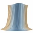 thumbnail image 6 of Blue Yellow Ombre Blanket Soft Cozy Warm Throw Blanket for Couch, Plush Fuzzy Flannel Fleece Blankets for Sofa, Farmhouse Modern Gradient Art Bed Blankets Lightweight Gifts for Women, 50"x80", 6 of 9