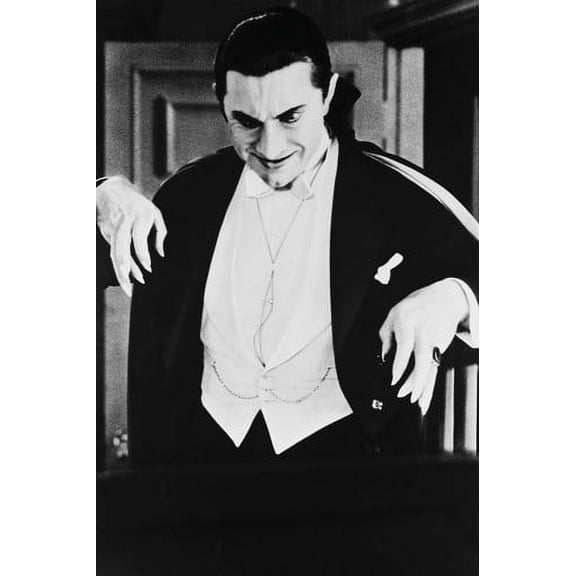 Bela Lugosi Dracula B&W 24X36 Poster Vampire Pose