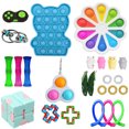 thumbnail image 1 of Honganda Silicone Decompression Toy Kit, Press Type Stress Relief Toys Set, 1 of 7