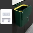thumbnail image 4 of Dvkptbk Kitchen Trash Can Household Wall-Mounted Trash Can Kitchen Kitchen Waste Large Plastic Storage Bucket Bathroom Trash Can with Lid Can Be Hung or Pasted Home Essentials, 4 of 6