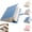 E9-Blue1, variant on Expanding File Folder Accordion File Organizer with 8 Pocket Expandable Document Paper Receipt Holder for School Office Hospital Letter Size,Blue2