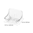 thumbnail image 5 of Raindrops Wall-Mounted Soap Dish 1Pack Assorted Color Synthetic Material Bathroom Soap Box with Drainage, 5 of 8