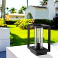 thumbnail image 6 of 2073-OPR NB-SD-Golden Lighting-Smyth - 1 Light Outdoor Pier Mount-13.25 Inches Tall and 7.5 Inches Wide-Natural Black/Seeded Finish, 6 of 7