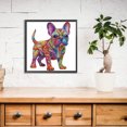 thumbnail image 2 of (K539) Serie Cachorros Color Parcial Pintura Resina Diamante Con Forma Especial 30x30cm, 2 of 9