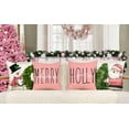 thumbnail image 2 of Red Christmas Pillow Covers 18x18 Set of 4 Farmhouse Christmas Decorations Snowman Wreath Santa Claus Tree Merry Christmas Holly Jolly Winter Holiday Decor Throw Cushion Case for Home Couch S22C17, 2 of 6