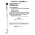 thumbnail image 2 of Door Pressure Gauge Push-Pull, 0-35 Lbs, 2 of 2