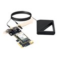 thumbnail image 1 of Tarjeta Inalámbrica RTL8852BE WIFI6 con Antena Magnética AX1800 802.11ax BT5.2 PCI-e WLAN de Doble Banda 2.4G/5Ghz, 1 of 1