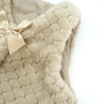 thumbnail image 4 of Happy Cherry Toddler Girl Plush Vest Baby Fleece Vest Faux Fur Cloak Jacket Thick Fleece Shrugs Winter Warm Clothes Sleeveless Outerwear, 4 of 6