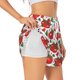 thumbnail image 1 of Balery Hand Drawn Tomatoes Pantalones cortos deportivos para mujer con forro y dos bolsillos, elásticos, para entrenamiento, gimnasio, yoga-Large, 1 of 7