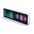 thumbnail image 1 of RGB LED Music Spectrum Display, Voice Sensor Pickup Analyzer with Alarm Clock, 384 LEDs 20 Dynamic 7 Colors, for Home Party Gaming, USB 5V, 1 of 8