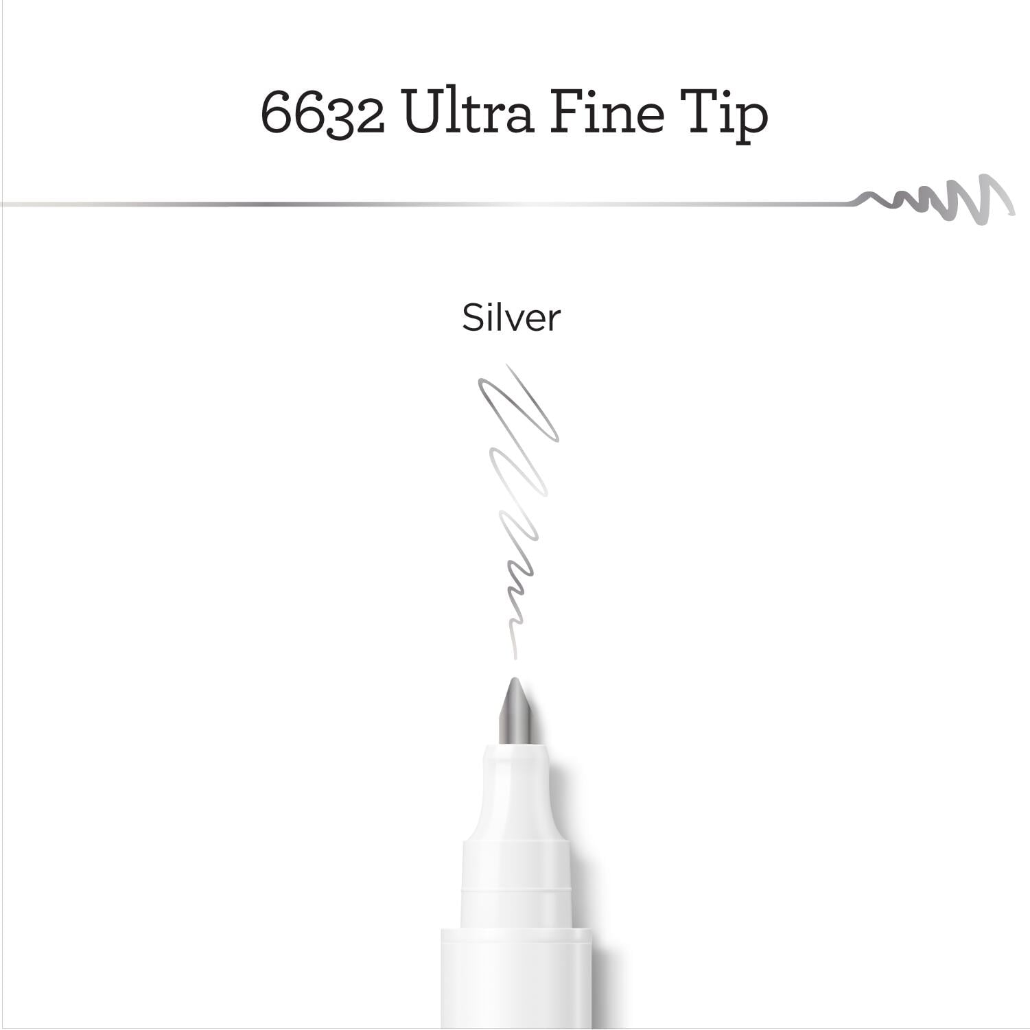 Apple Barrel Multi-Surface Ultra Fine Tip Paint Pen, Silver, 1 Piece