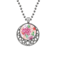 thumbnail image 1 of Couleur Décoration Fleur Pompon Colliers Pendentif Rétro Lune Étoiles Bijoux, 1 of 3