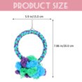 thumbnail image 2 of Bird Stand Swing Birdcage Bird Perch Bird Cotton Rope Swing Parrot Bird Supply, 2 of 8