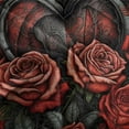 thumbnail image 5 of Home Bedclothes Romantic Rose Printed Duvet Cover Set Girl Woman Elegant Bed Set Bed Gift,Queen (90"x90"), 5 of 6