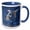 Blue/White, variant on 3drose, Usa, Texas. South Padre Island, Egret Chasing Fish in Tidal Flats, 11oz Magic Transforming Mug